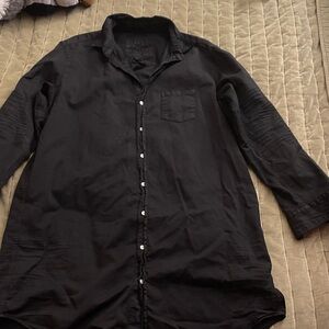 Frank & Eileen Black Button-Down Shirt